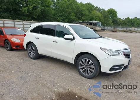 2016 Acura Mdx Technology Acurawatch Plus Packages/Technology Package из США, поврежденный, VIN 5FRYD4H42GB038572